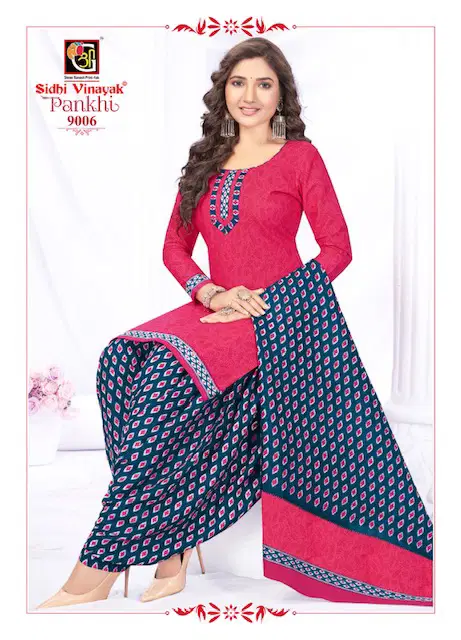 Pankhi Vol 9 By Siddhi Vinayak Printed Cotton Dress Material Wholesalers In Delhi